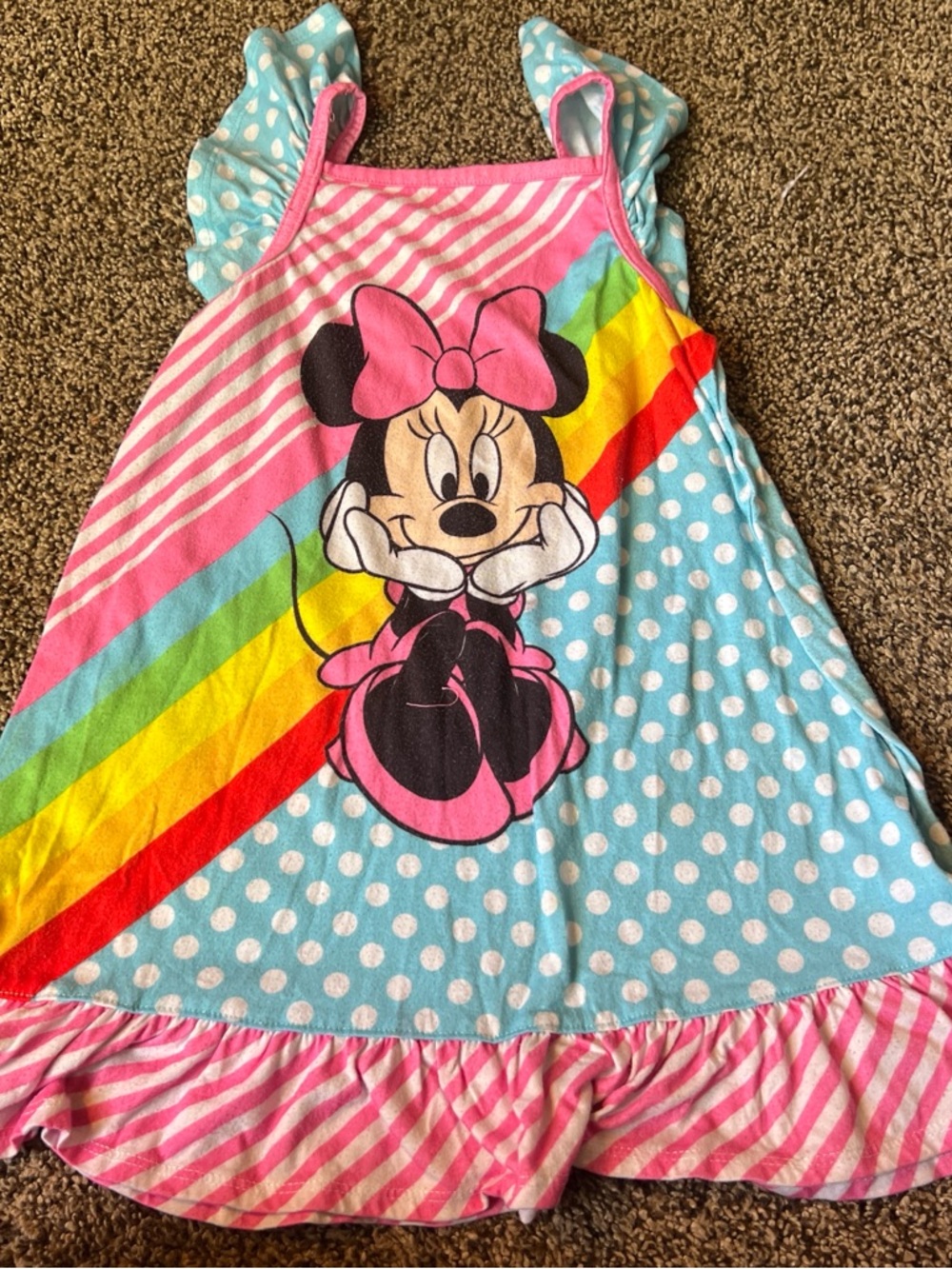 Disney Pink and White Girls' Sleepwear Top